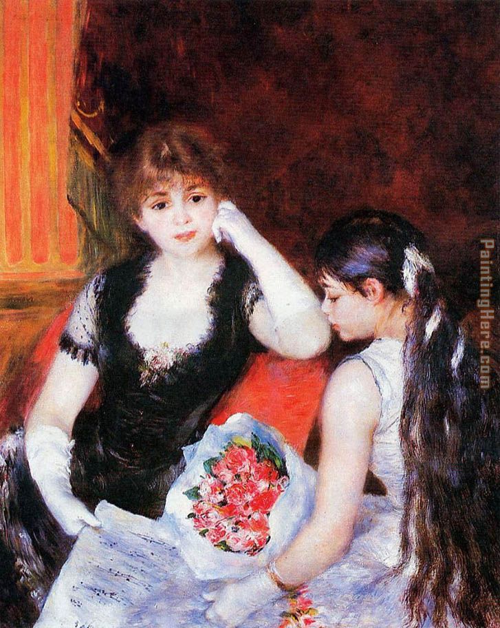 At the Concert painting - Pierre Auguste Renoir At the Concert art painting